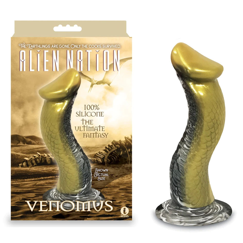 Alien Nation - Venomus - Gold 22.9 cm Snake Fantasy Dong Icon Brands